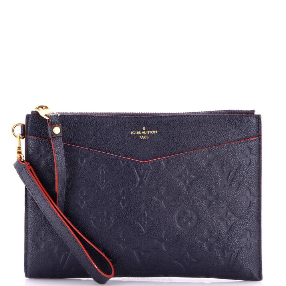 Louis Vuitton MM Pochette Melanie Monogram Empreinte Leather